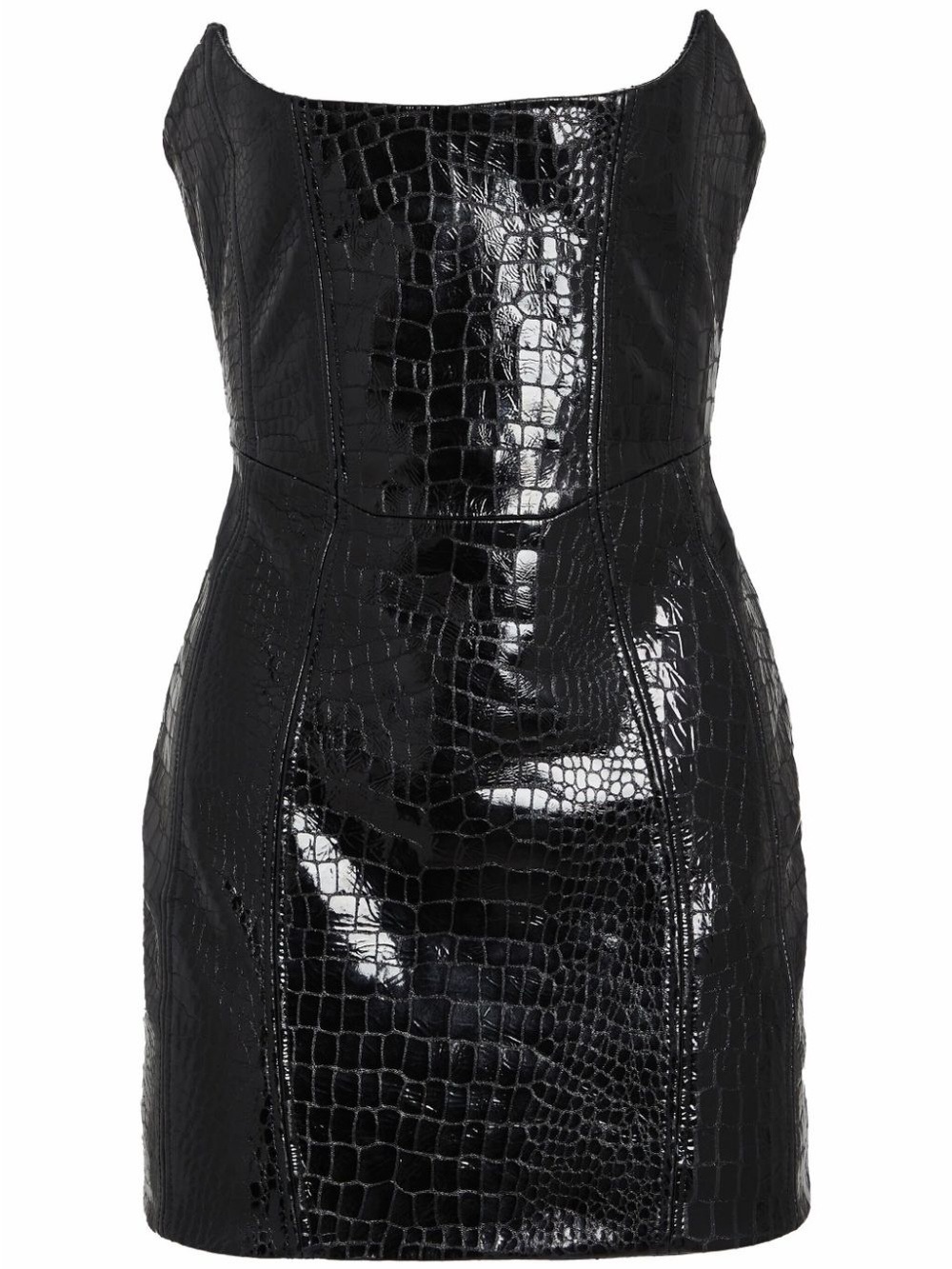 ROSELYN LEATHER DRESS - Picture 3 of 4